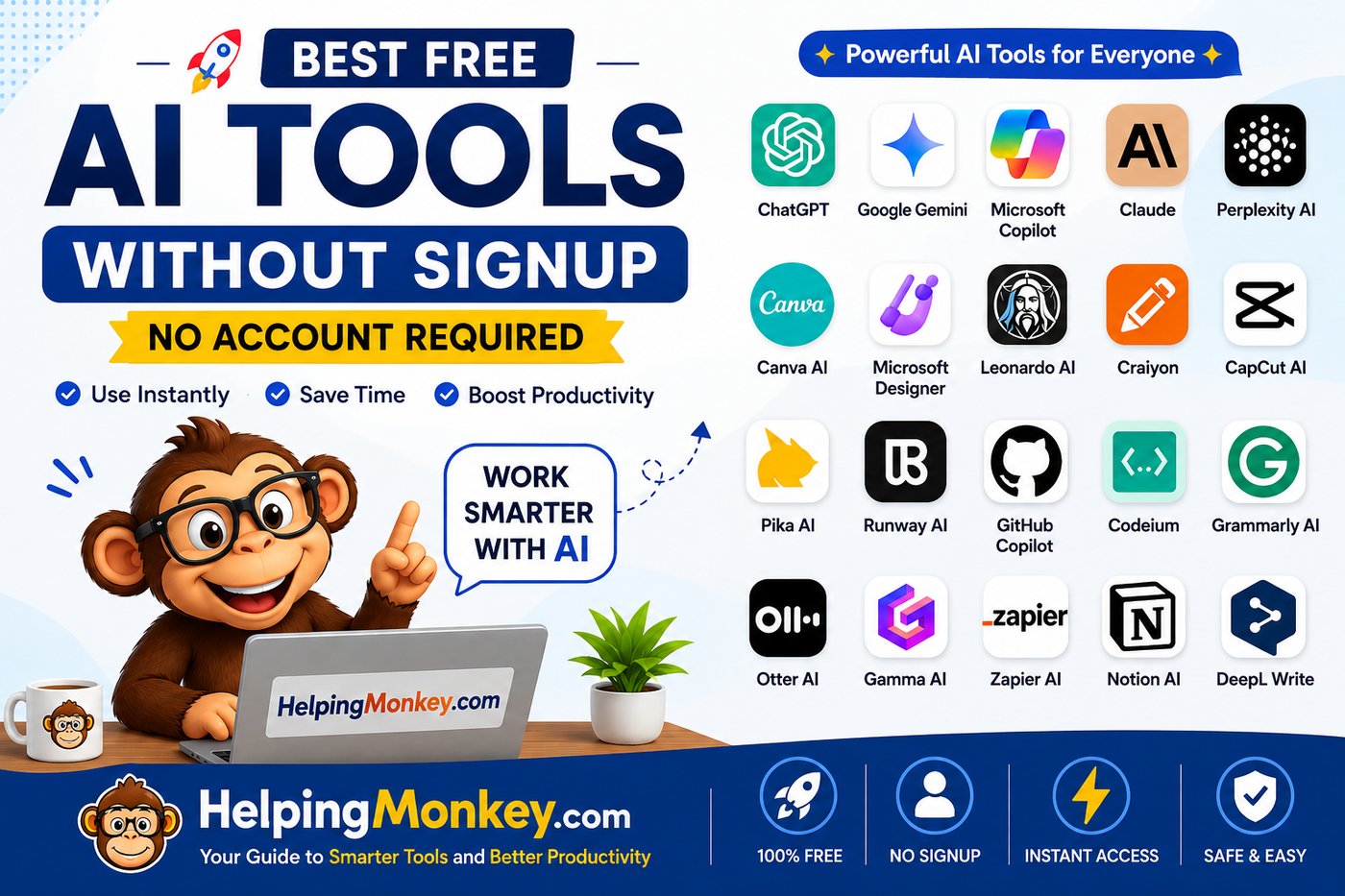 ai tools without signup