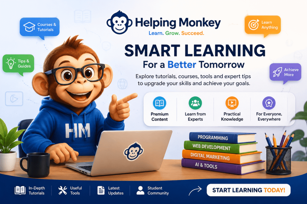 helping monkey home page